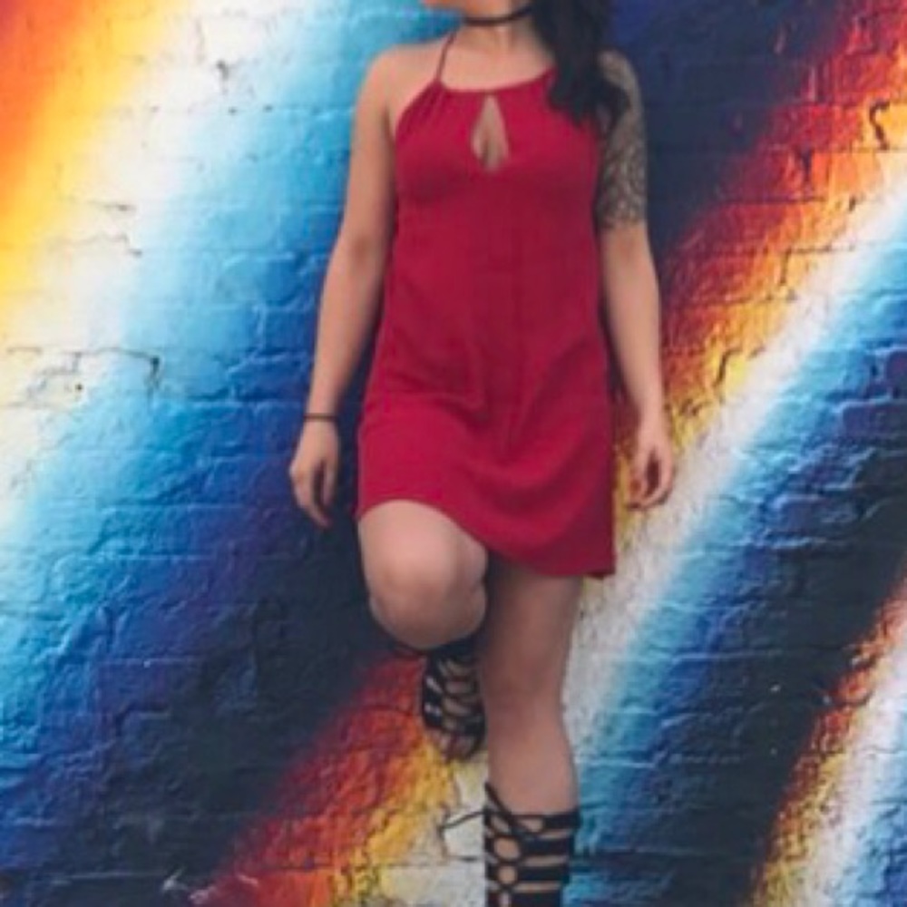 Red dress